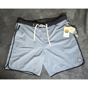 Vuori Cruise Boardshorts Men's Size 38 Blue VCycled Recycled Swim Trunks NWT